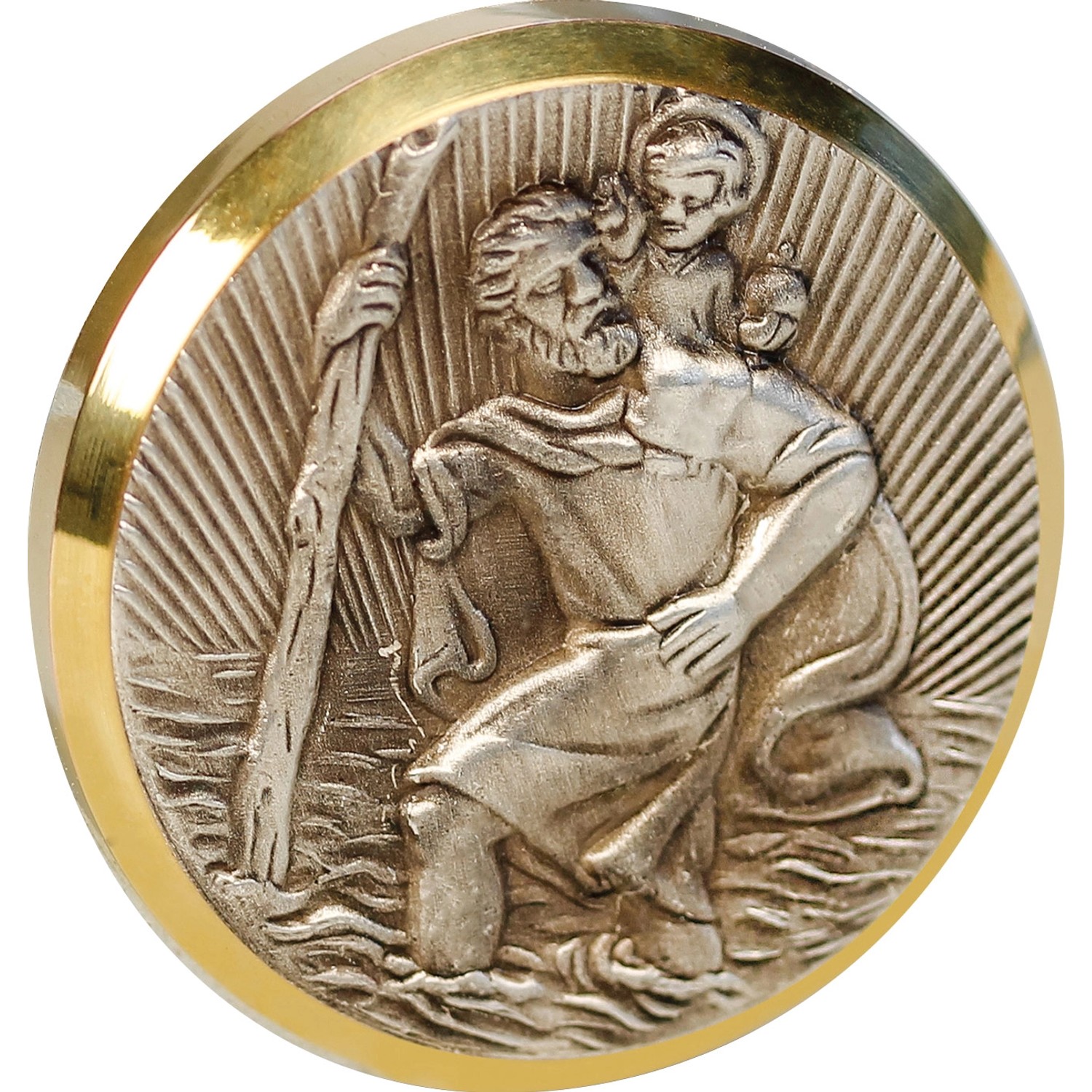 Cartrend Plakette Christophorus Ø 5,5 cm günstig online kaufen