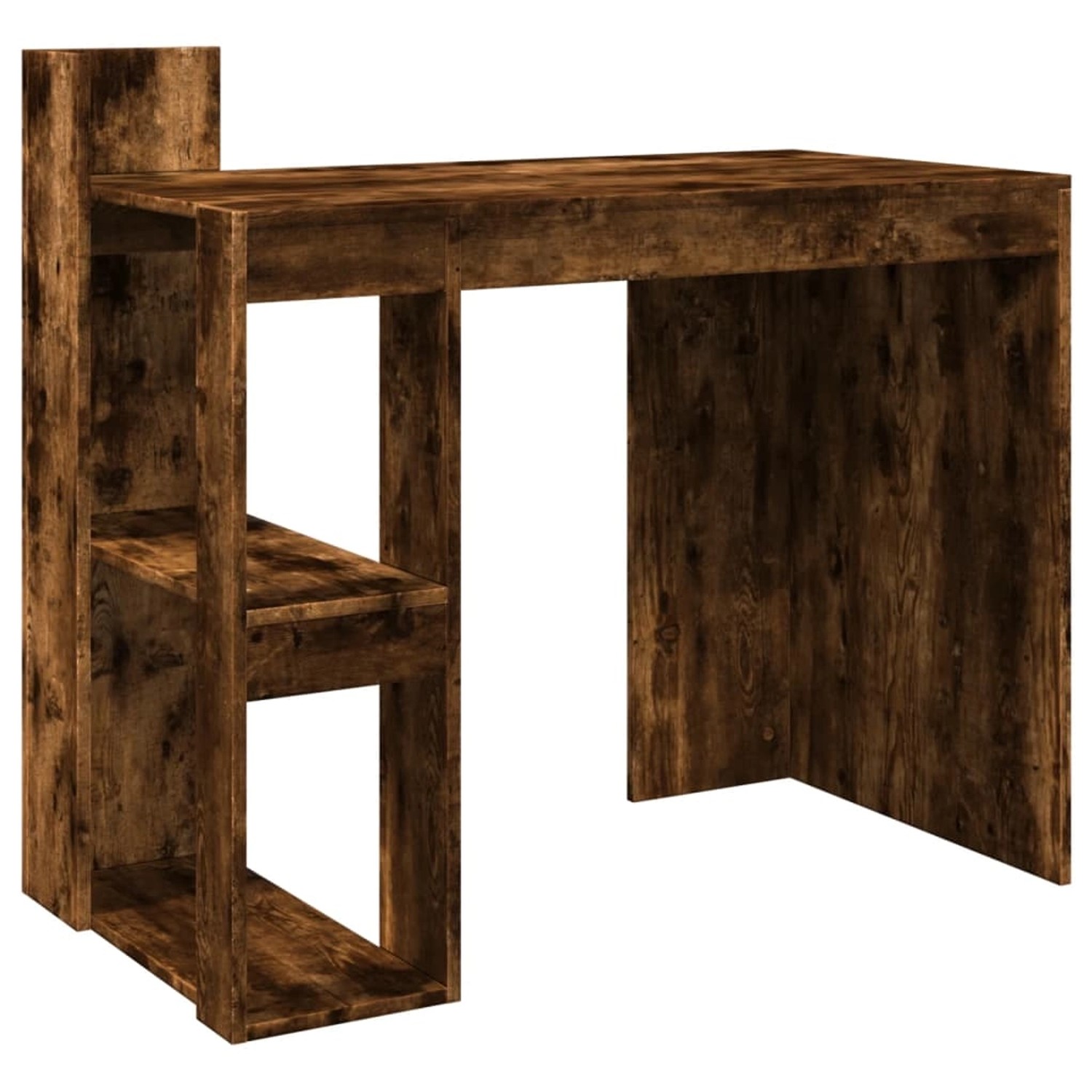 vidaXL Schreibtisch Räuchereiche 103,5x56,5x94 cm Holzwerkstoff 847979 günstig online kaufen