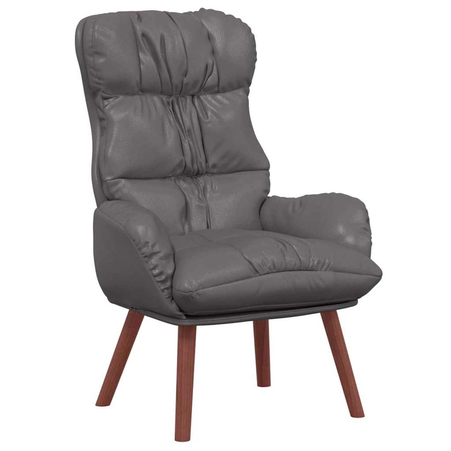 vidaXL Relaxsessel Grau 69 x 74 x 93 cm Kunstleder 42001874 günstig online kaufen