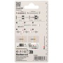 Fischer Hohlraumdübel DuoHM 10x55 mm, 4er-Set. Dübel für Hohlräume und Plattenbaustoffe, Montageanleitung auf Verpackung.