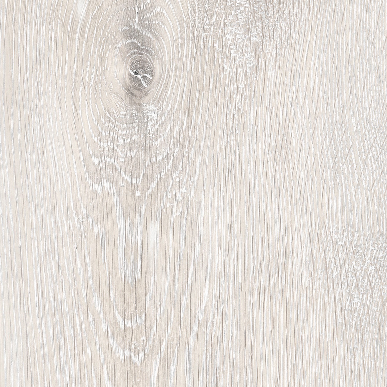 Heller Vinylboden in Holzoptik mit SPC-Trägerplatte, Detailansicht.