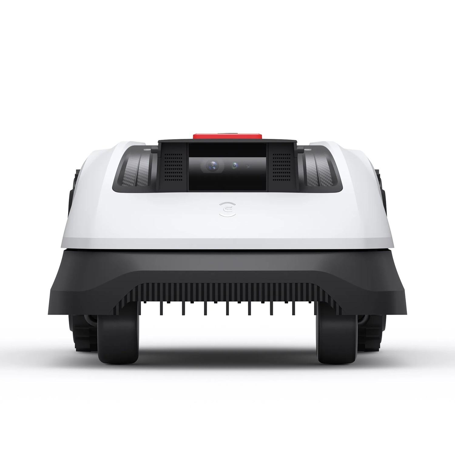Ecovacs Goat O800 Mähroboter, kabellos, weiße Abdeckung, schwarze Basis, Kamera