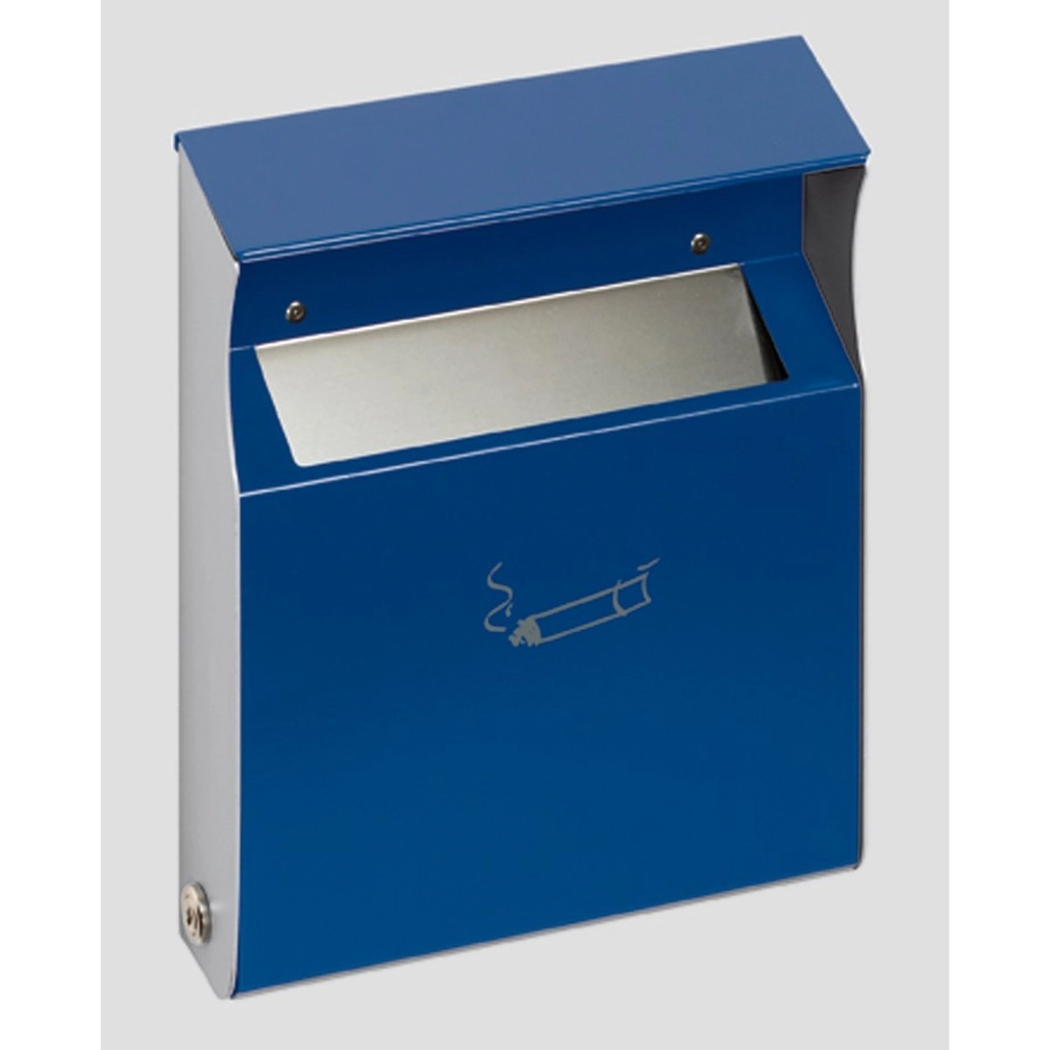 PROREGAL Eckiger Wandascher Mit Einwurfblende  2 Liter HxBxT 30 x 23 x 6 cm günstig online kaufen