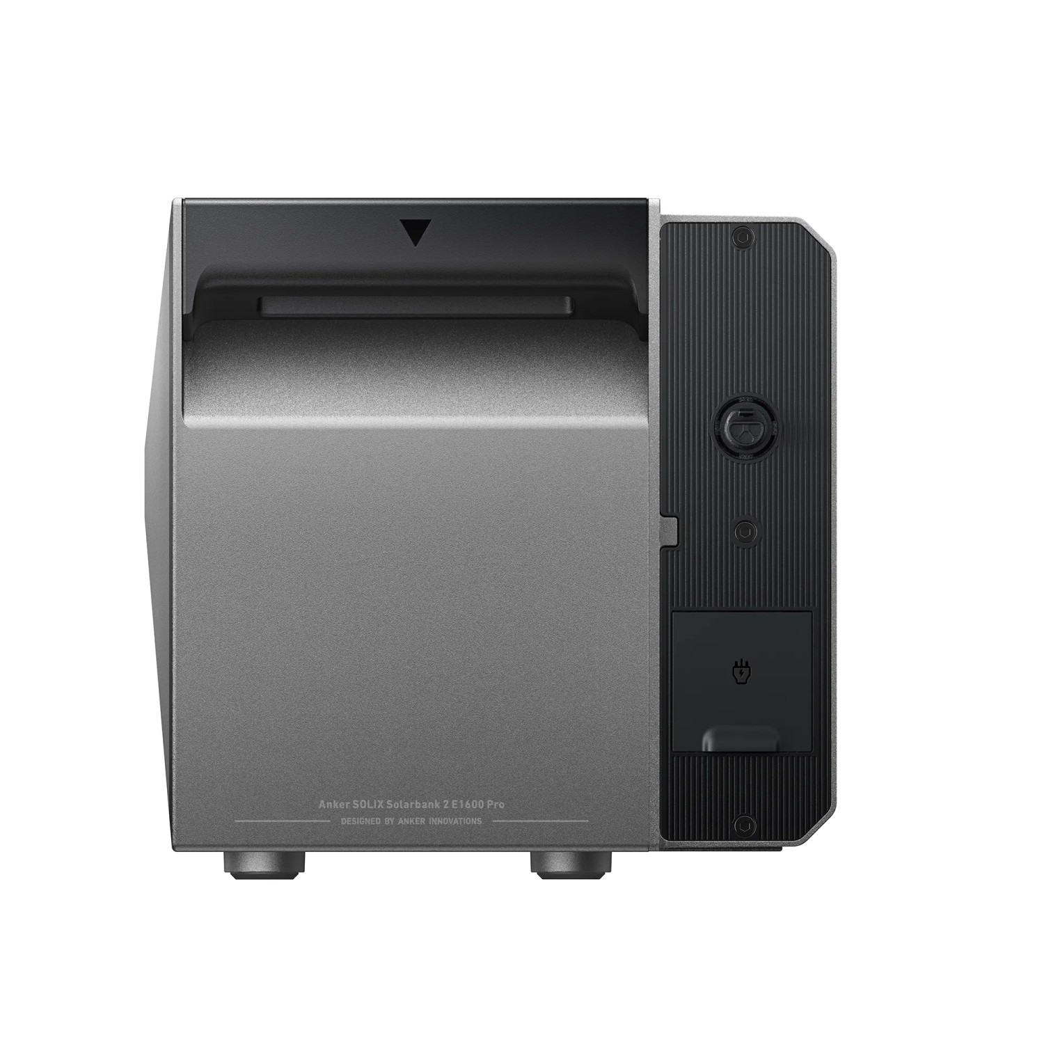 Anker Solix Solarbank 2 E1600 Pro für Balkonkraftwerk-Set, graues Gehäuse.