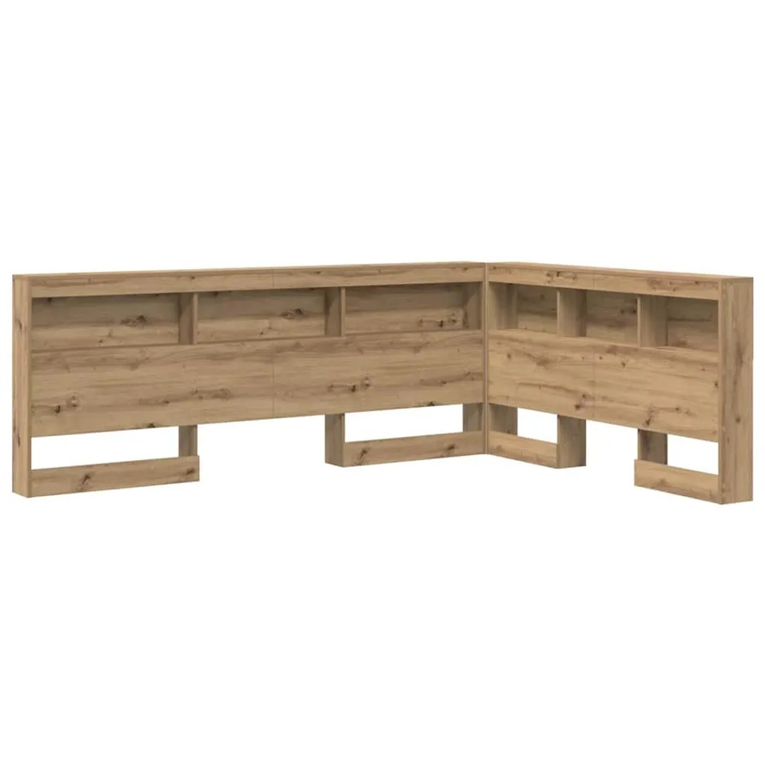 vidaXL Aufbewahrungskopfteil Artisan-Eiche 150 cm Holzwerkstoff 3335500