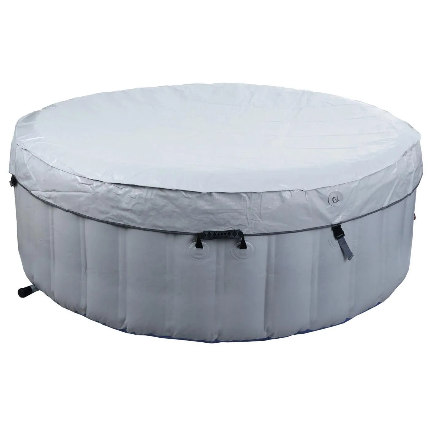 MCW Whirlpool N97 Ersatz-Pool 4 Personen Aufblasbar Rund Ø180cm Grau-Blau_9