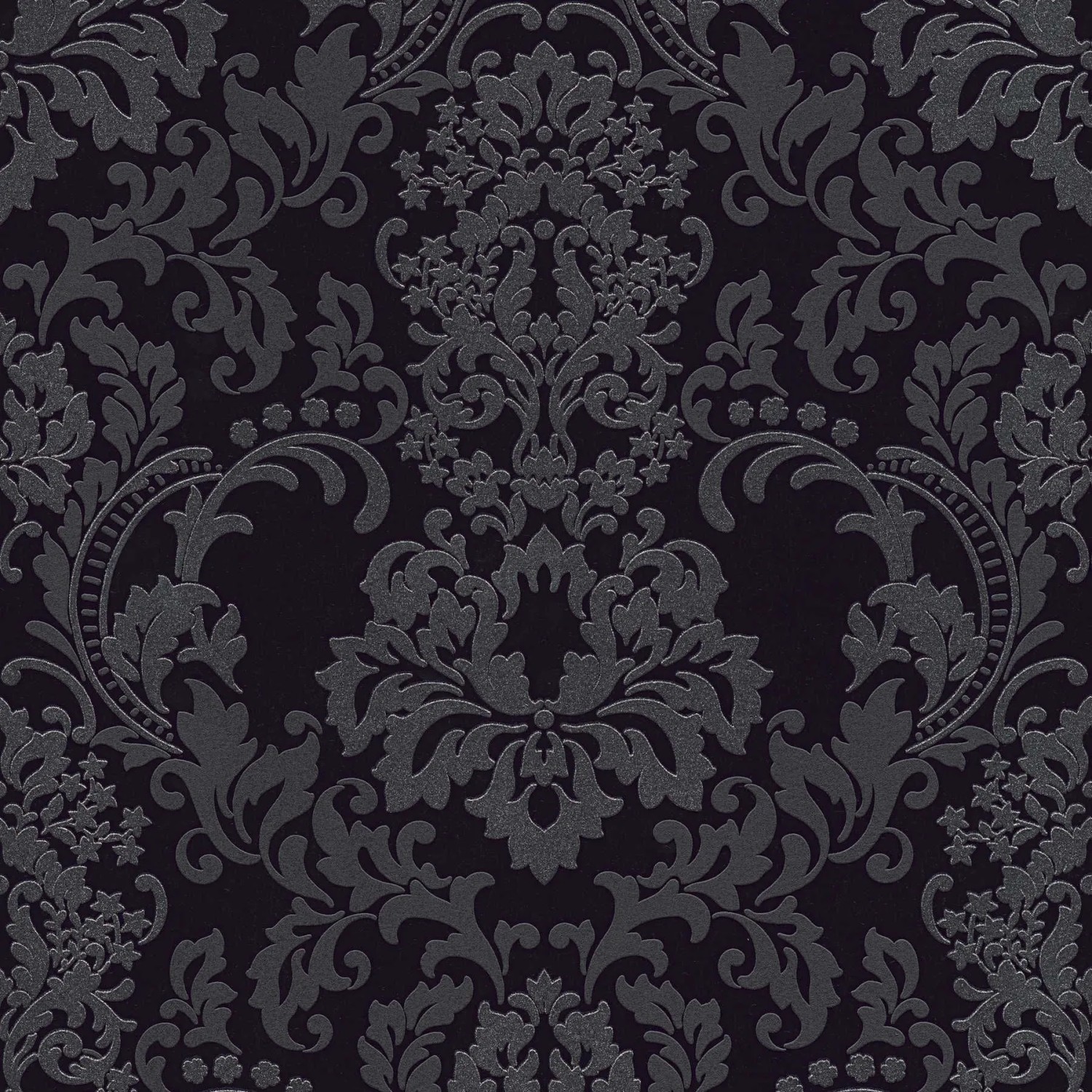 Tadessi Tapete Ornament M1-No.169 Vliestapete in Schwarz