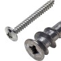 LUX Gipskartondübel Metall mit Schrauben, geeignet für Befestigungen in Gipskartonwänden.