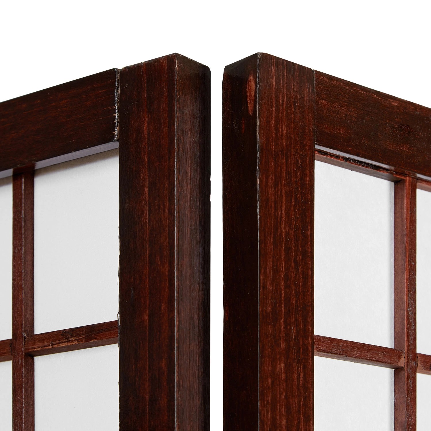 Homestyle4u 3-tlg. Paravent in Braun 120x200 cm 875_5