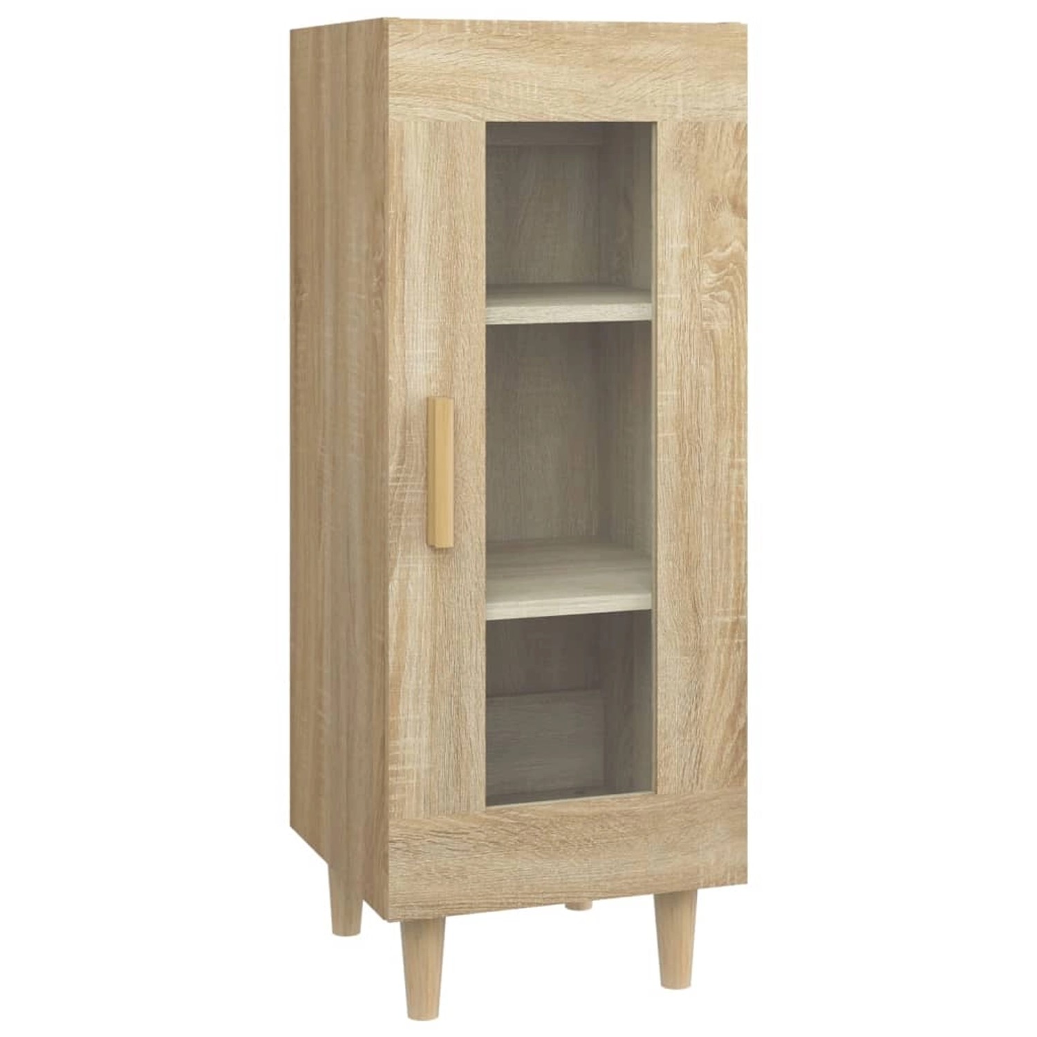 vidaXL Sideboard Sonoma-Eiche 34,5x34x90 cm Holzwerkstoff 812396 günstig online kaufen