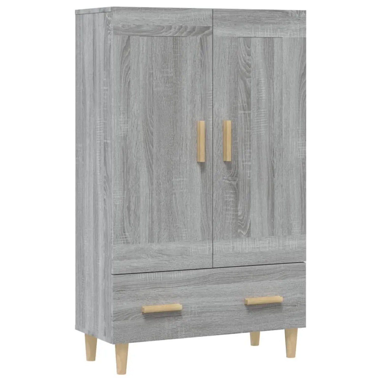 vidaXL Highboard Grau Sonoma 70x31x115 cm Holzwerkstoff 817484