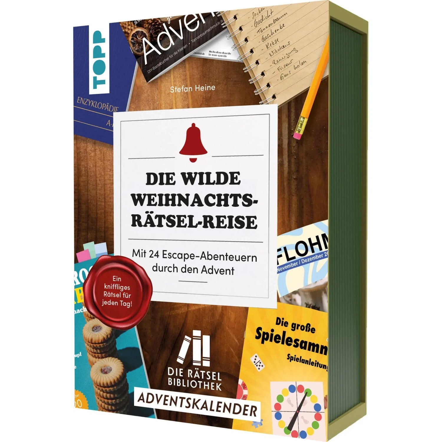 Rätselbibliothek für 24 Tage - Wilde Weihnachtsvorbereitung