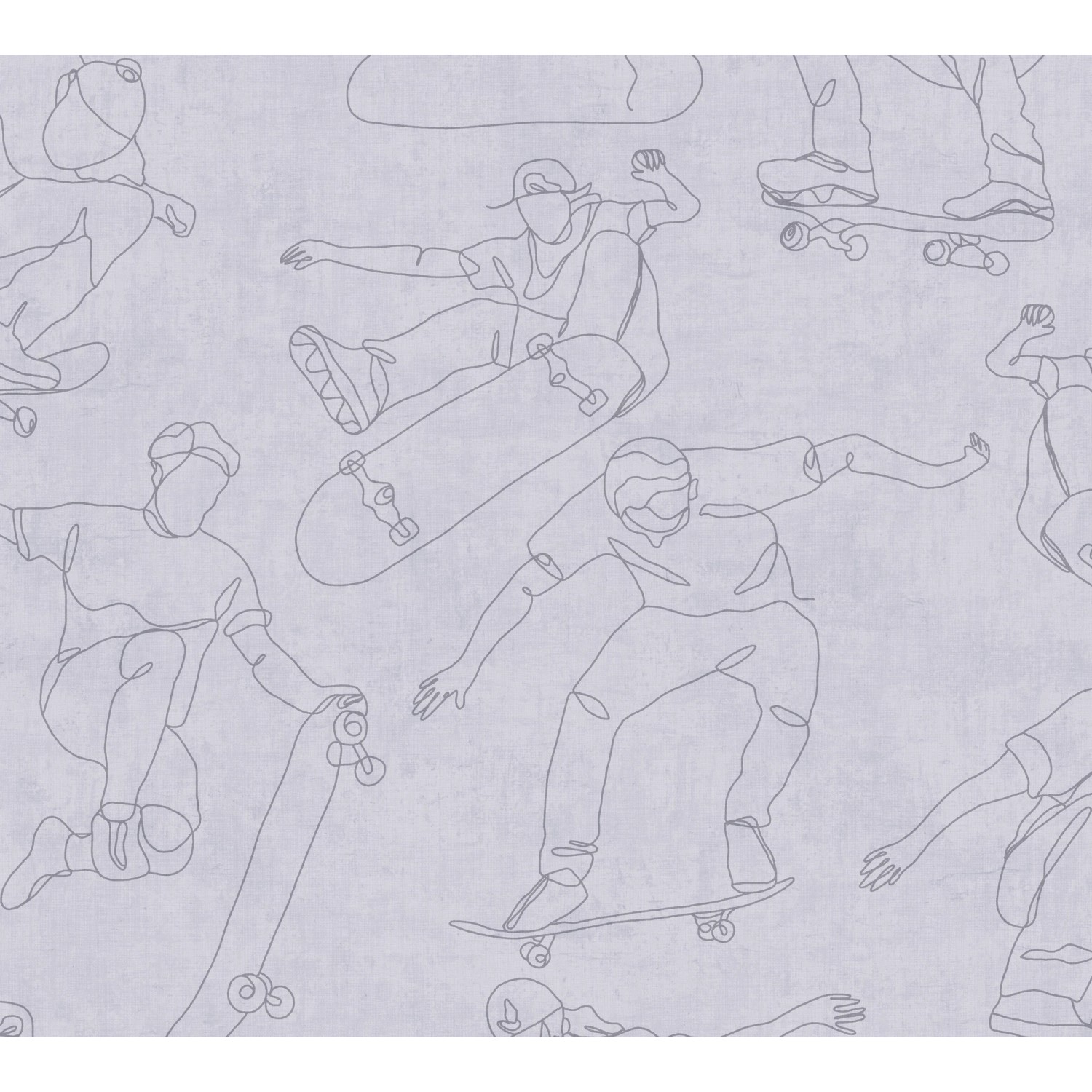 A.S. Creation Vliestapete Skateboard 10,05 m x 0,53 m Grau FSC® günstig online kaufen