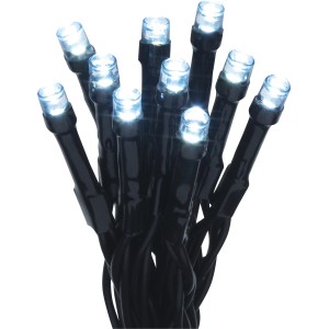 LED-Lichterkette, kaltweiß, 1,42 m, für Innen- & Außenbereich. Dekorative Beleuchtung für Garten & Balkon.