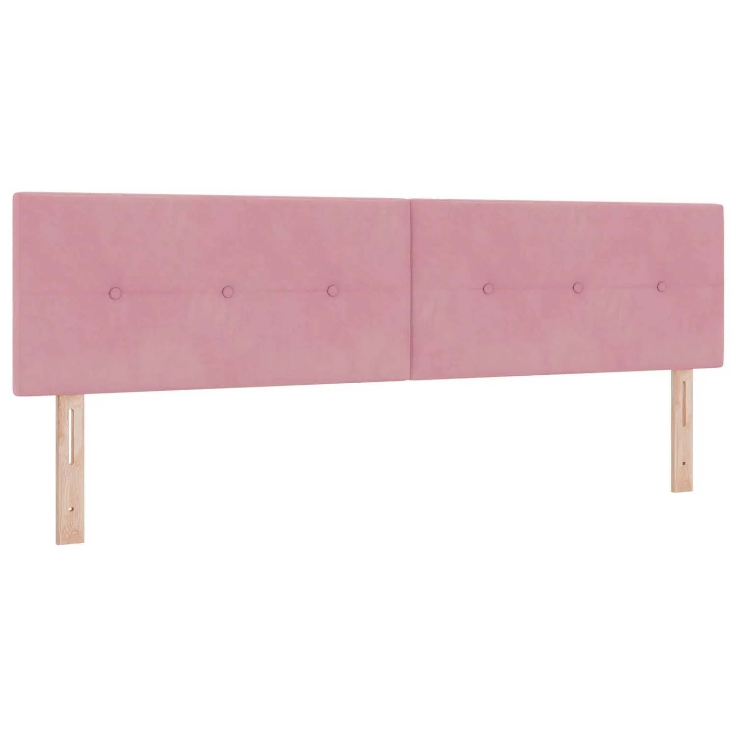 vidaXL LED Kopfteil mit LED-Lichtleisten Rosa 180 cm Polyester 3338160