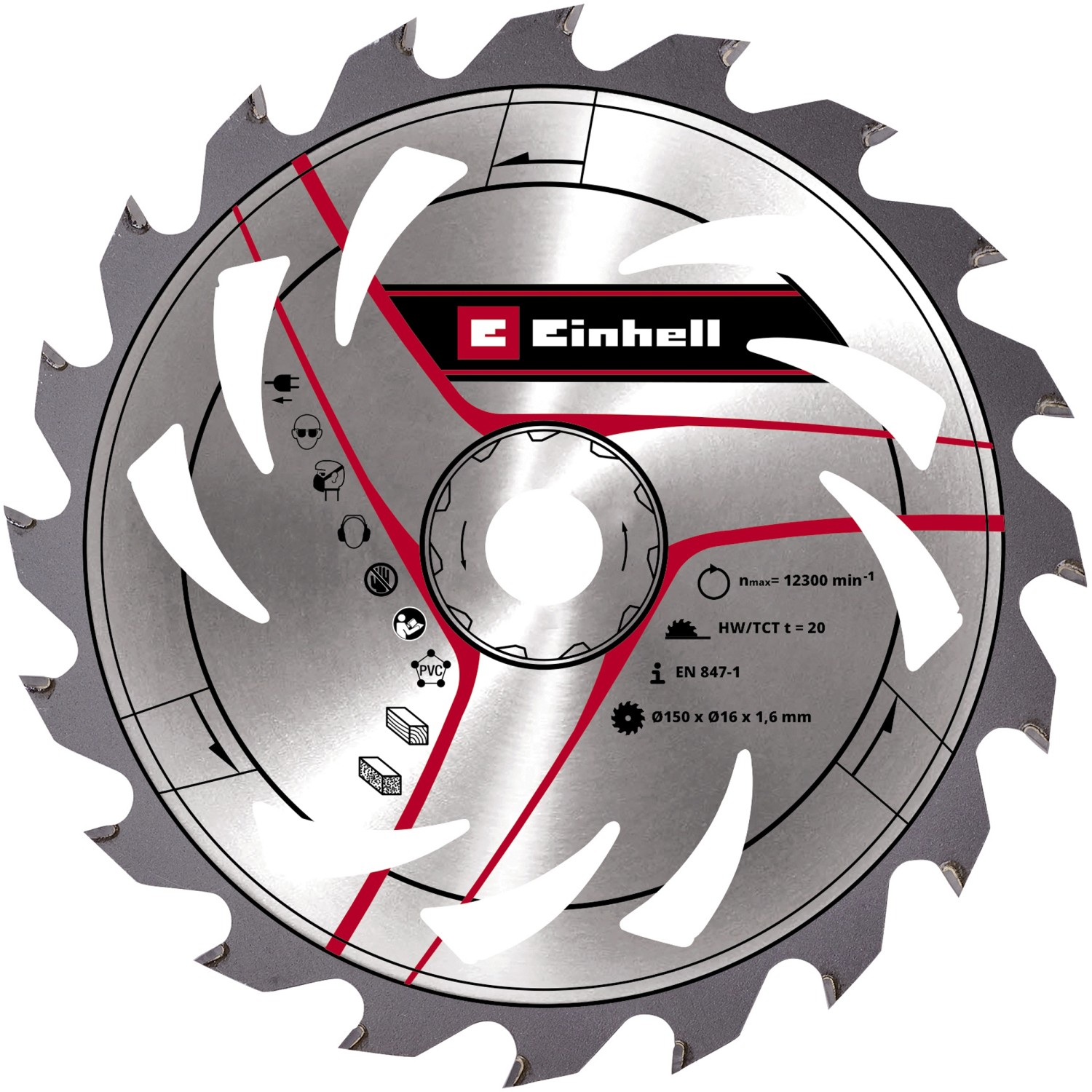 Einhell Accessory Sägeblatt für Handkreissägen HM 150 mm x 16 mm Z20 günstig online kaufen