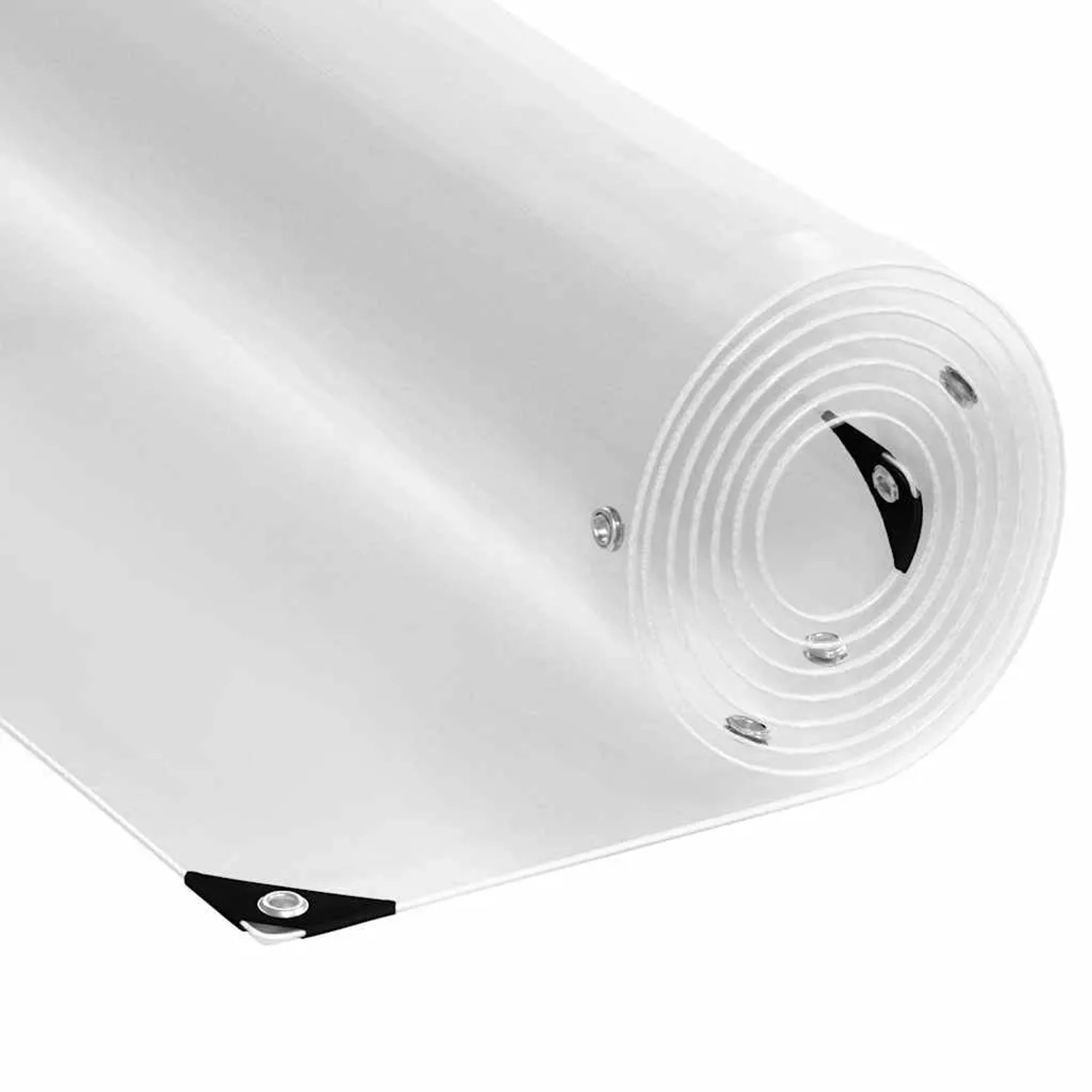 vidaXL Transparente Plane mit Ösen 5x12 m PVC 4018616