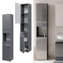 Vicco Badschrank Fredd Anthrazit Hochglanz 36 x 191_2