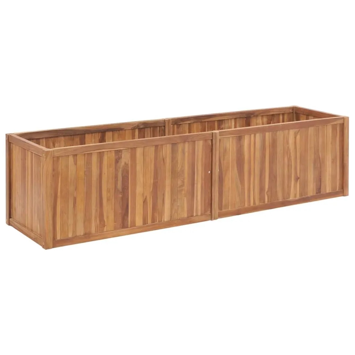 vidaXL Garten-Hochbeet 200 x 50 x 50 cm Massivholz Teak 48975