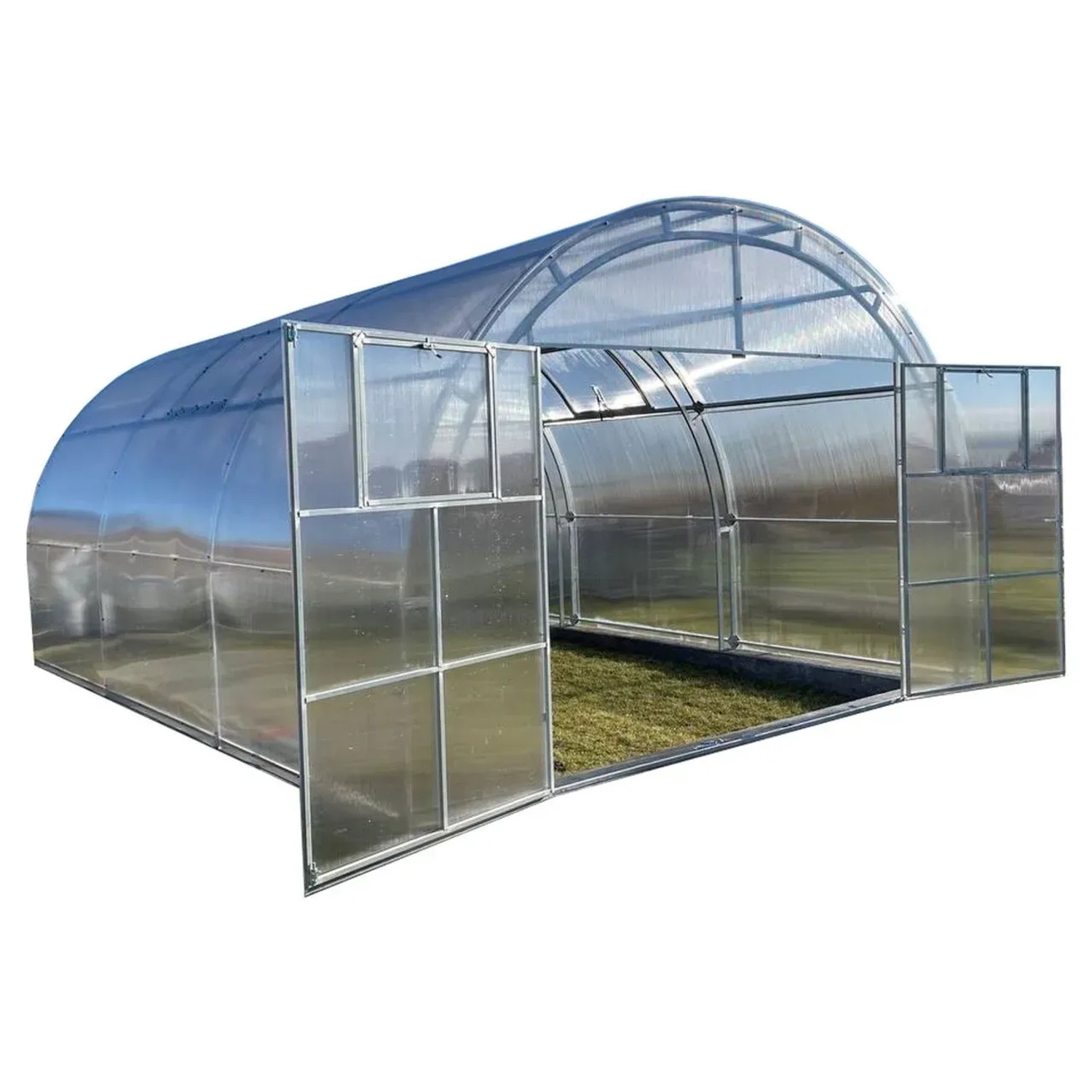 Garten Dream Gewächshaus Oasis 4x12m mit 6mm Polycarbonat