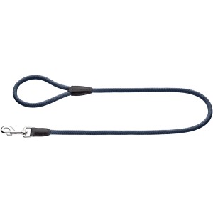 Blaue Hunter Führleine Eiby Freestyle aus robustem Taumaterial, 1,1 m lang.