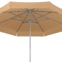 Schneider Marktschirm Jumbo, Ø 400 cm, Sand, mit Seilzug. Sonnenschirm für Garten und Balkon.
