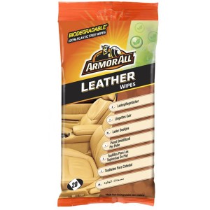 Armor All Lederpflegetücher, 20 Stück für die Autopflege.