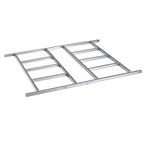 Floraworld Fundament für Gerätehaus mit Pultdach Größe 3 Verzinkt