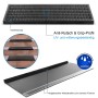 Schwarze Gummi Stufenmatte 75x25cm mit Anti-Rutsch-Profil, Kantenschutz & Klebestreifen für Outdoor-Treppen.