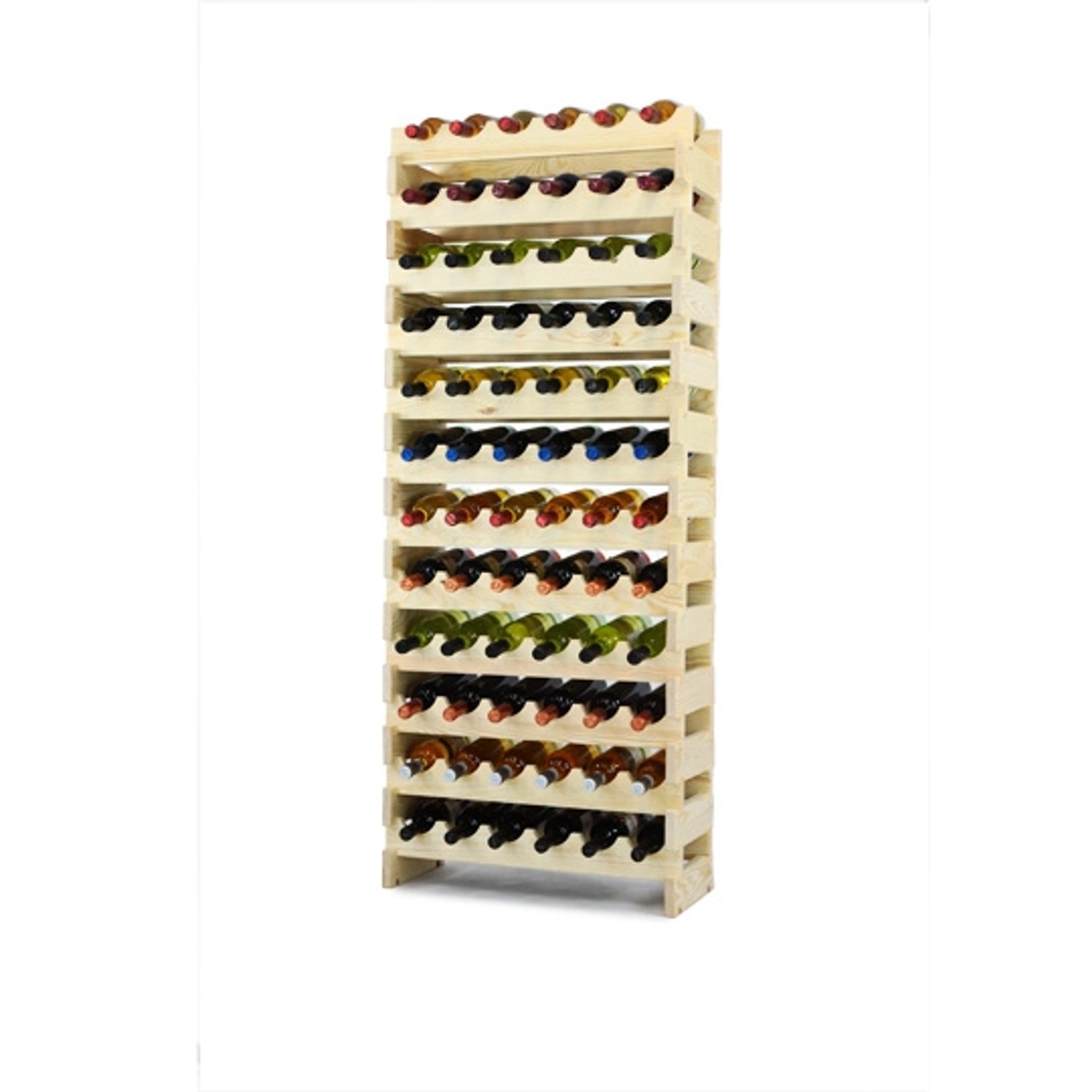 PROREGAL Weinregal Vinoteca Flex  HxBxT 134 x 65 x 29 cm 72 Flaschen Massiv günstig online kaufen