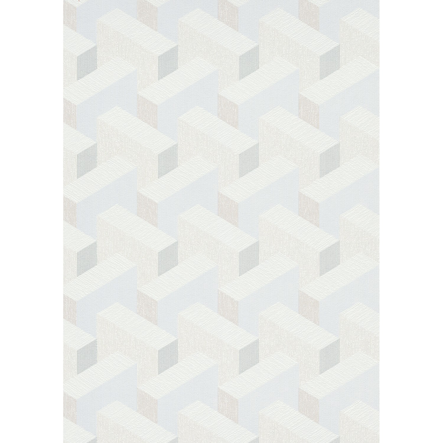 Erismann Vliestapete Collage Domino 10,05 m x 0,53 m Creme