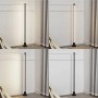 Lucande LED Stehlampe Linija 10030785 Dimmbar Modern in Schwarz aus Aluminium 1-flammig Wohnzimmerleuchte_4