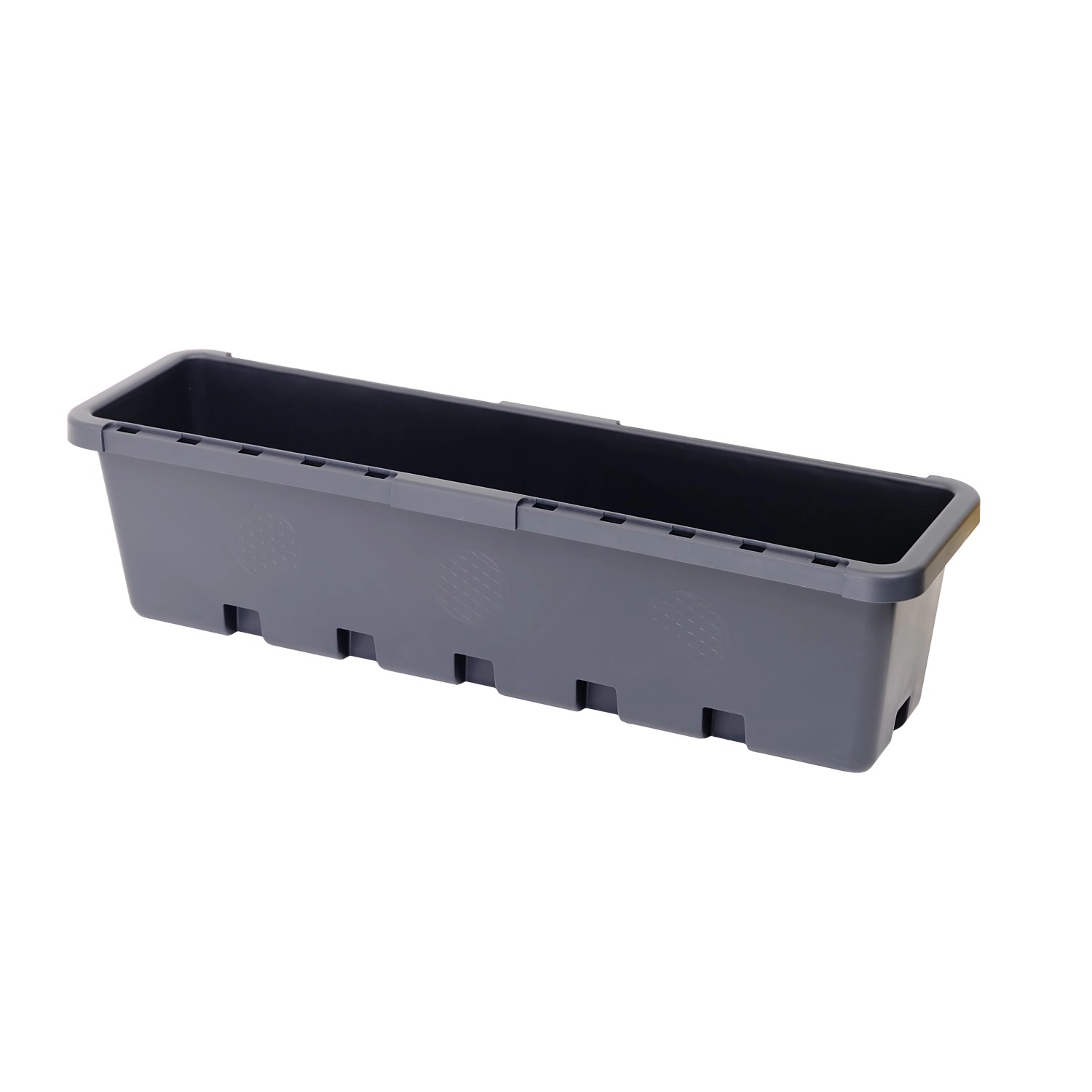 GreenLife Blumenkasten 3 Stück in Anthrazit als Komplett Set