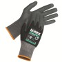 Uvex Phynomic XG Arbeitshandschuhe Gr. 8, schwarz-grau, mit Xtra-Grip für ölige Bereiche und Touchscreen-Eignung.