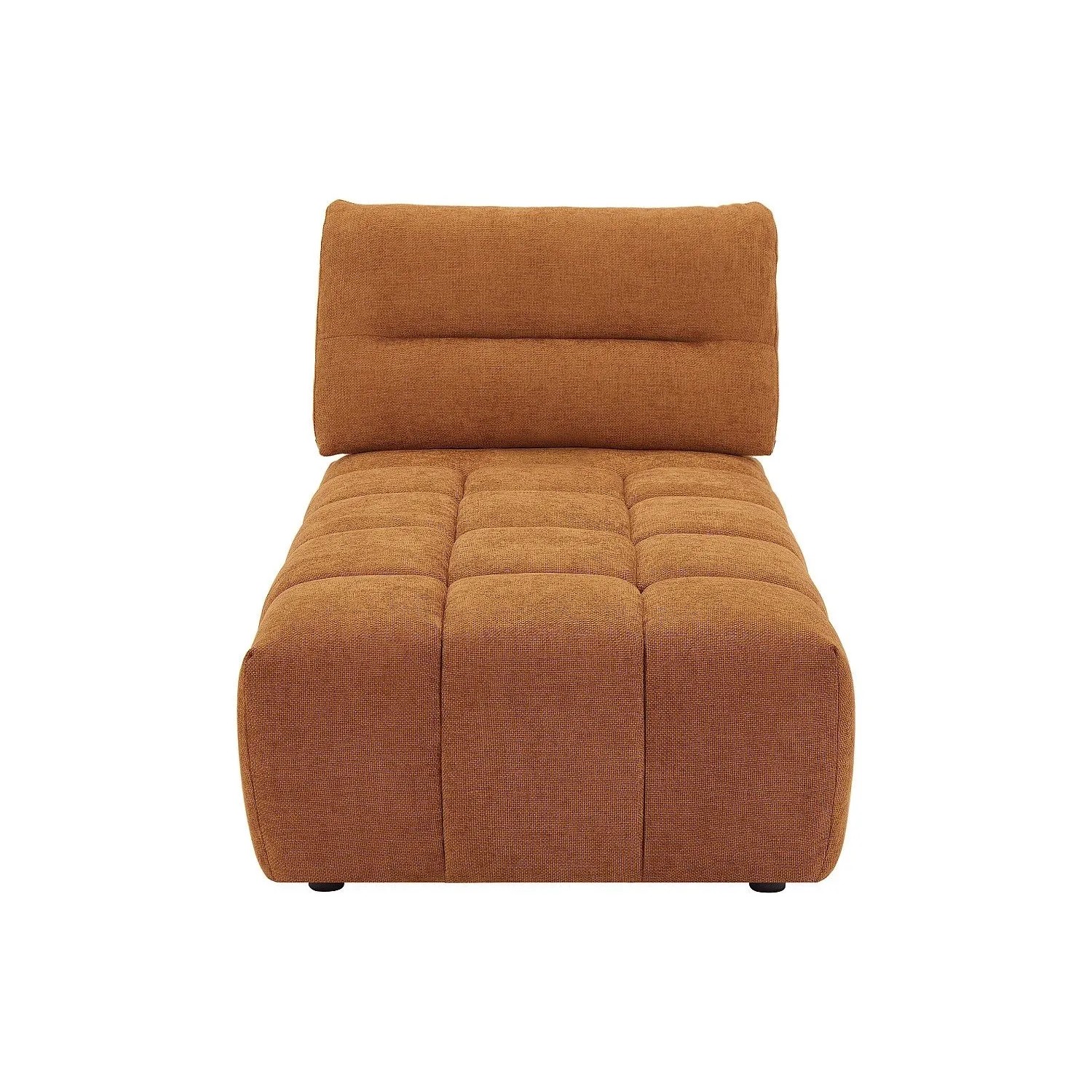 Vente-unique Recamiere Ohne Schlaffunktion Apoliu Terracotta 95 cm