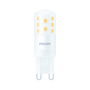 Philips LED G9 Leuchtmittel in Kapselform, 3,7W, 470lm, 5,2x1,6cm. Warmweißes Licht.