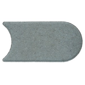 Diephaus Rasenmähkante 24 cm x 12 cm x 4 cm Grau