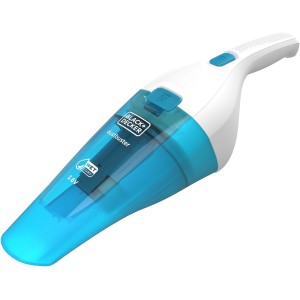 Black+Decker Akku-Nass-/Trockensauger WDC115WA, Handstaubsauger in Weiß/Blau.