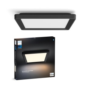 Philips Hue LED-Panel Tento White Ambiance S Schwarz 29,5 cm x 29,5 cm
