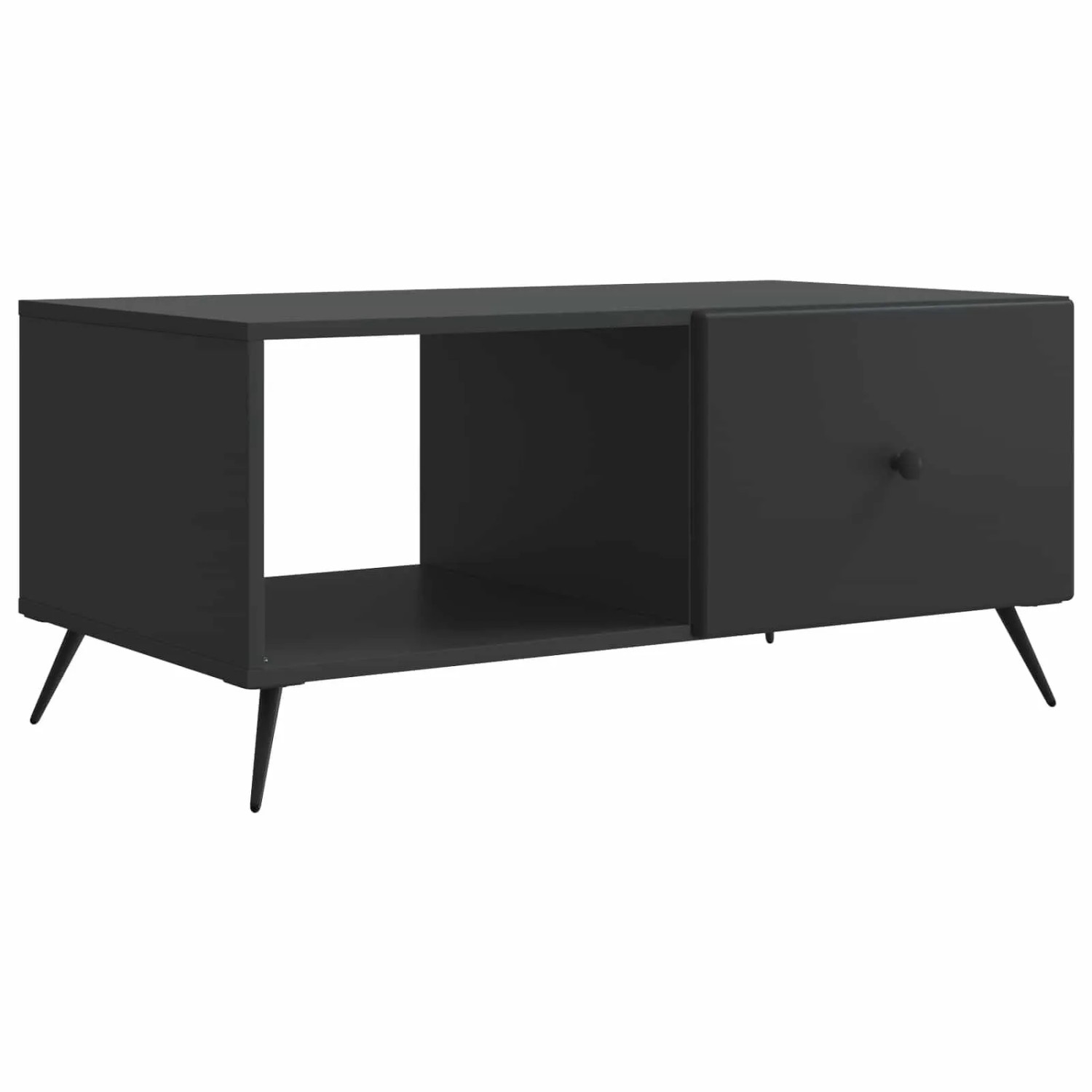 vidaXL Couchtisch Schwarz 90 x 50 x 40 cm Holzwerkstoff 895646