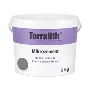 Terralith Mikrozement Fix & Fertig LFN0863 Anthrazit 5kg Fein 3,5qm