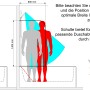 Skizze: Schulte ExpressPlus Badewannenaufsatz Komfort, 140x80cm, zur Ermittlung der optimalen Breite.