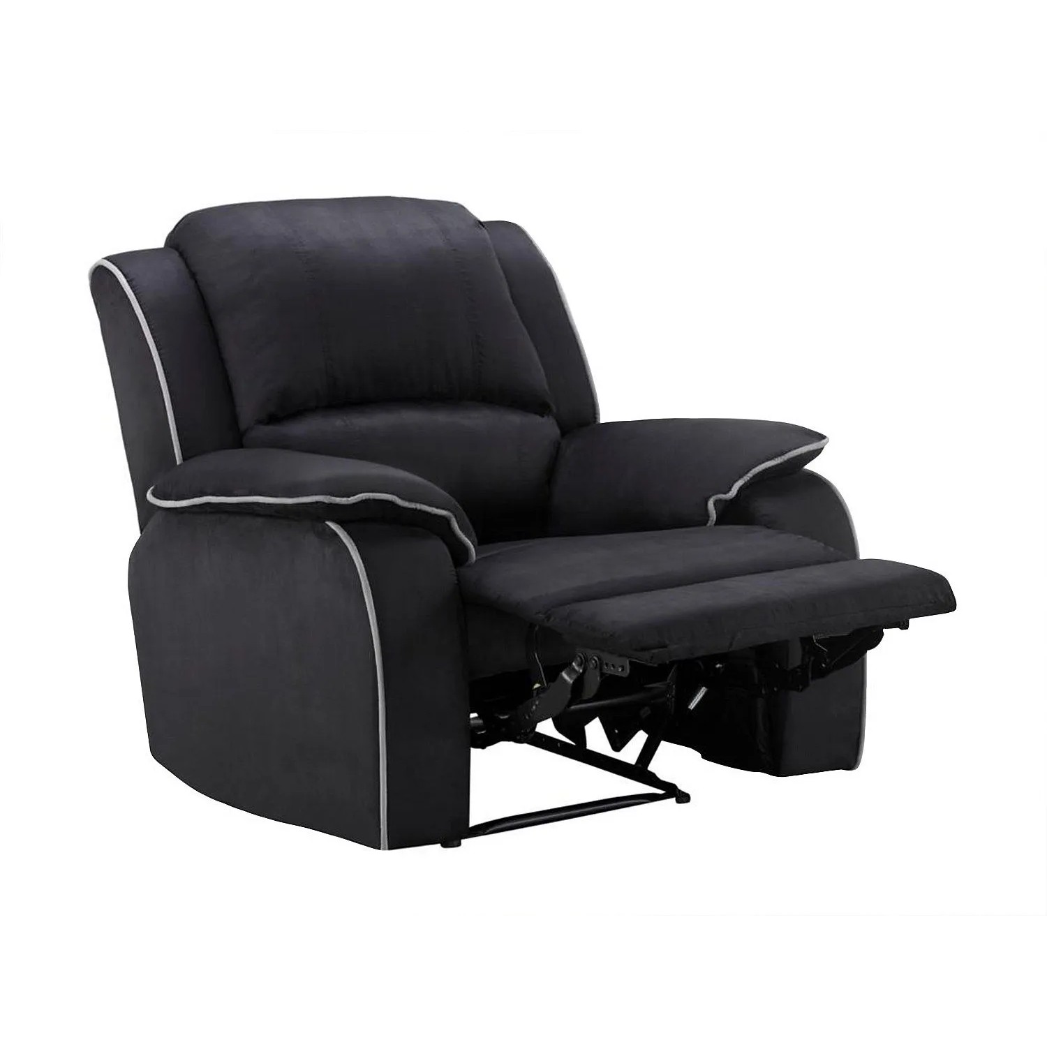 Vente-unique Relaxsessel Hernani Schwarz 100 cm