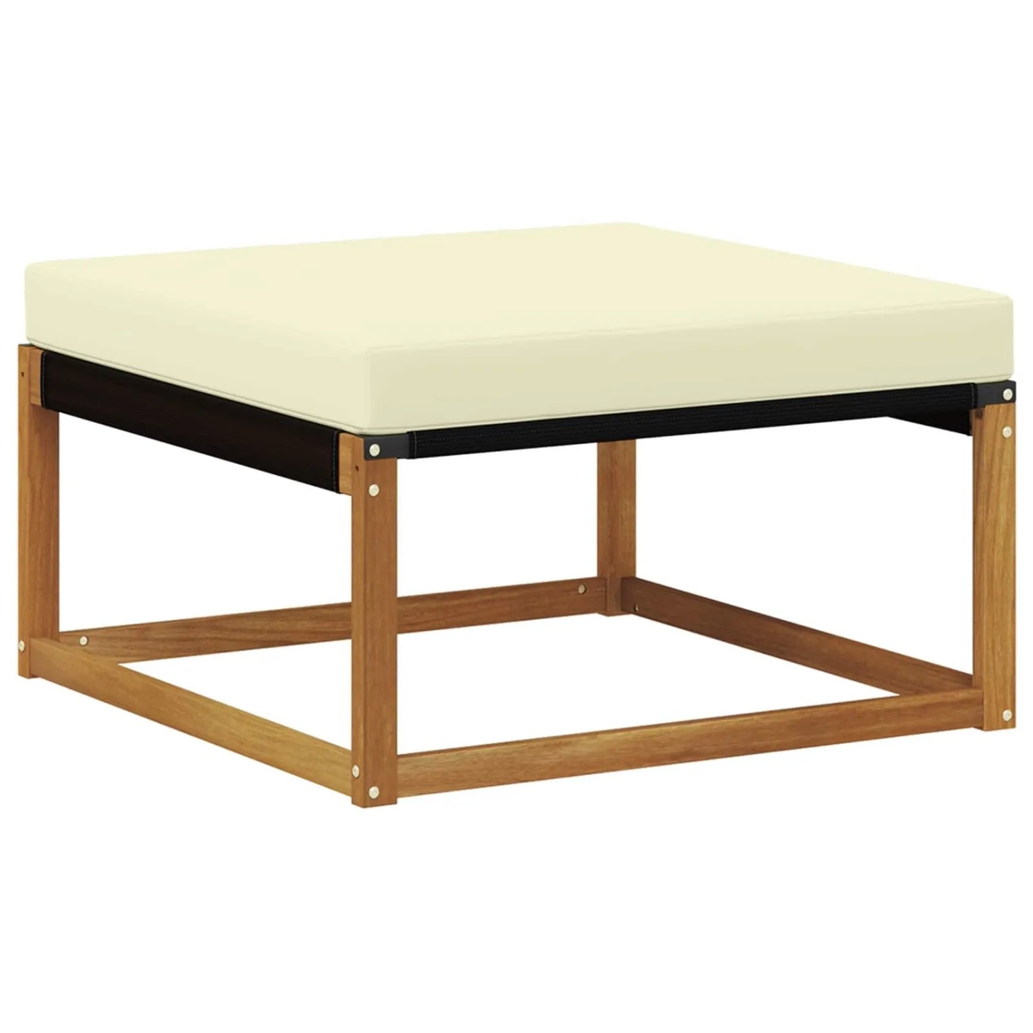 vidaXL Outdoor-Fußhocker Massivholz Akazie Natur 900629