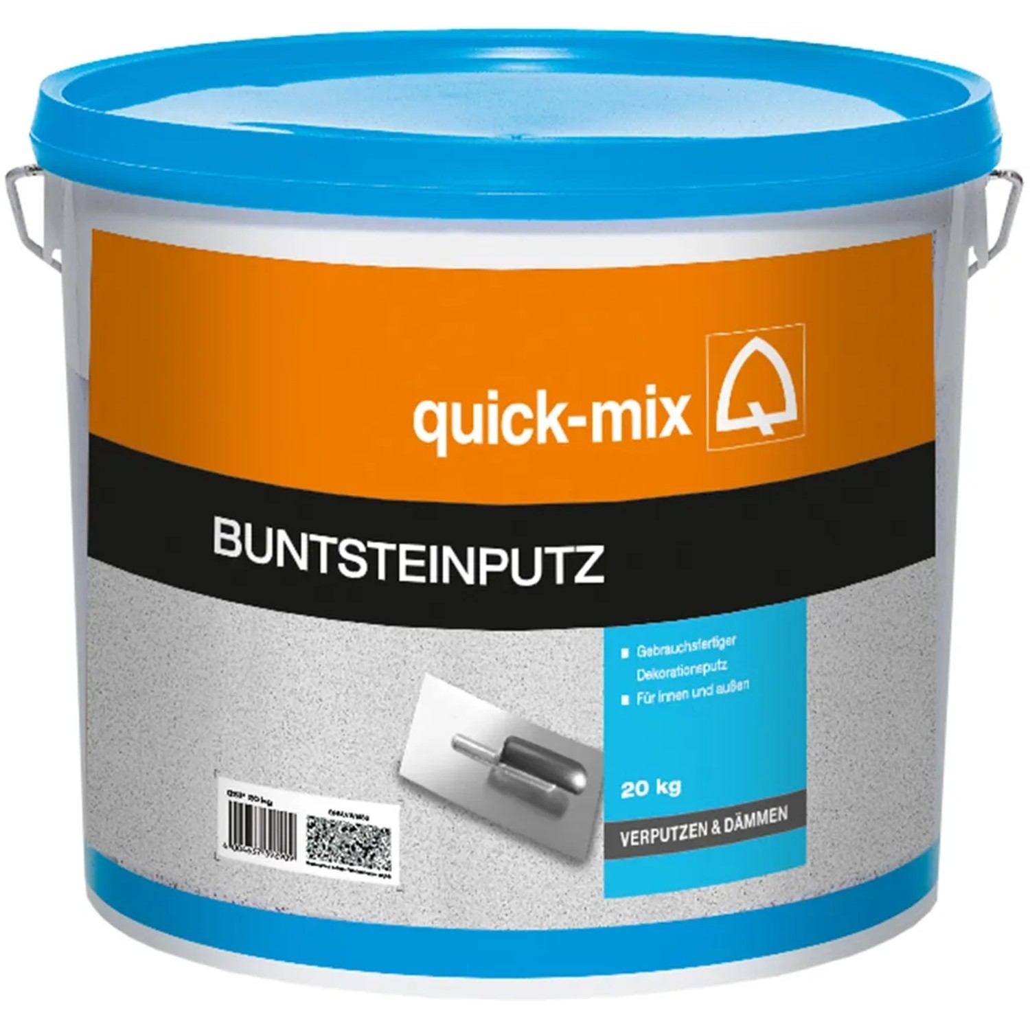 Quick Mix Buntsteinputz Verarbeitung