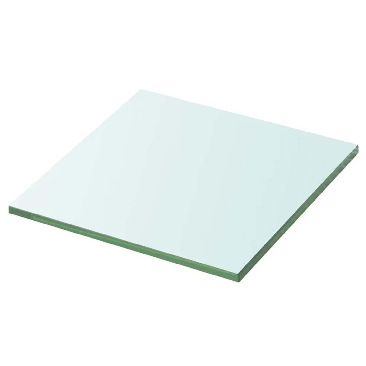 vidaXL Regalboden Glas Transparent 20x20 cm 243804