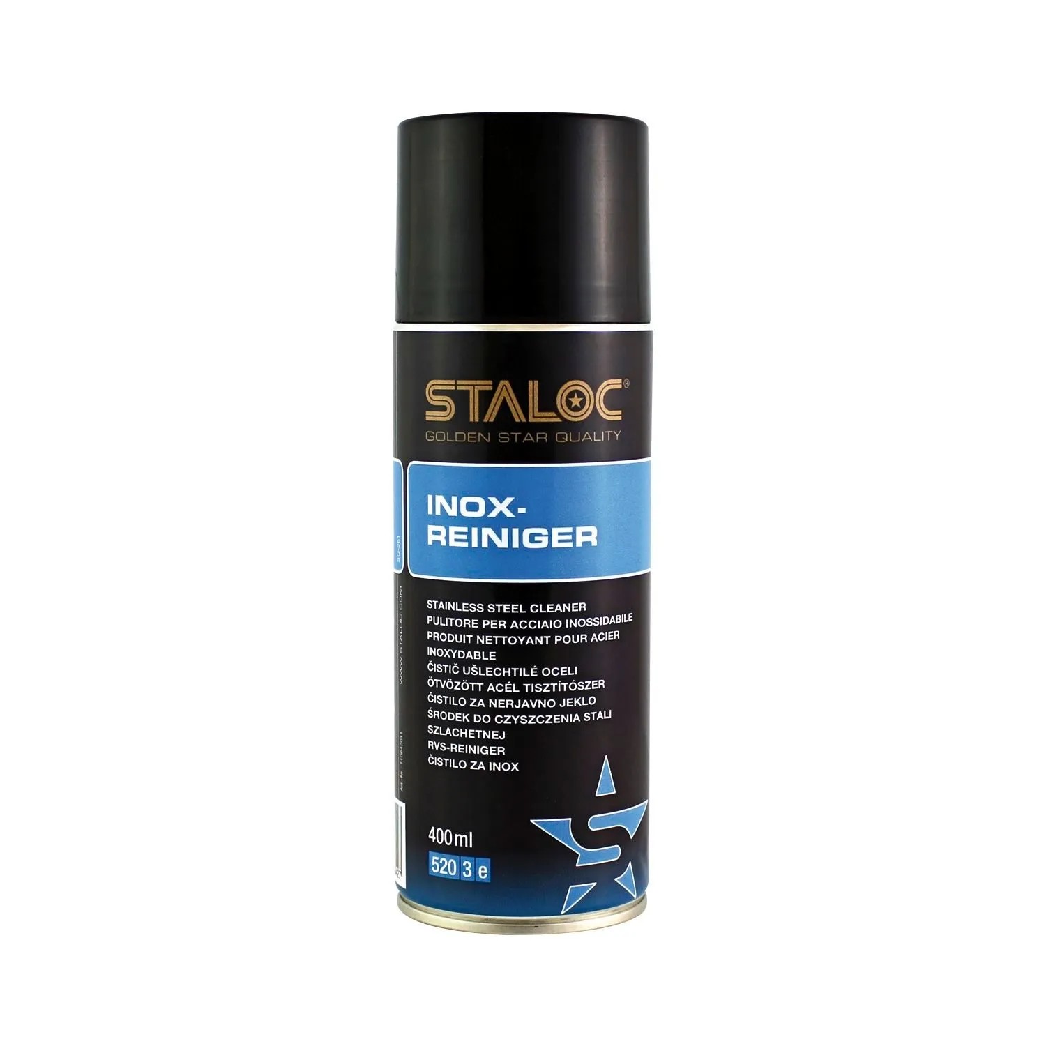 Staloc Inox-Reiniger Finish-Edelstahlreiniger Reinigung & Pflege 400 ml