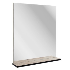 Fackelmann Spiegelelement TE-A Nature Oak, 59,8x69,2x13,5cm, mit Ablage, für Badmöbel-Sets.
