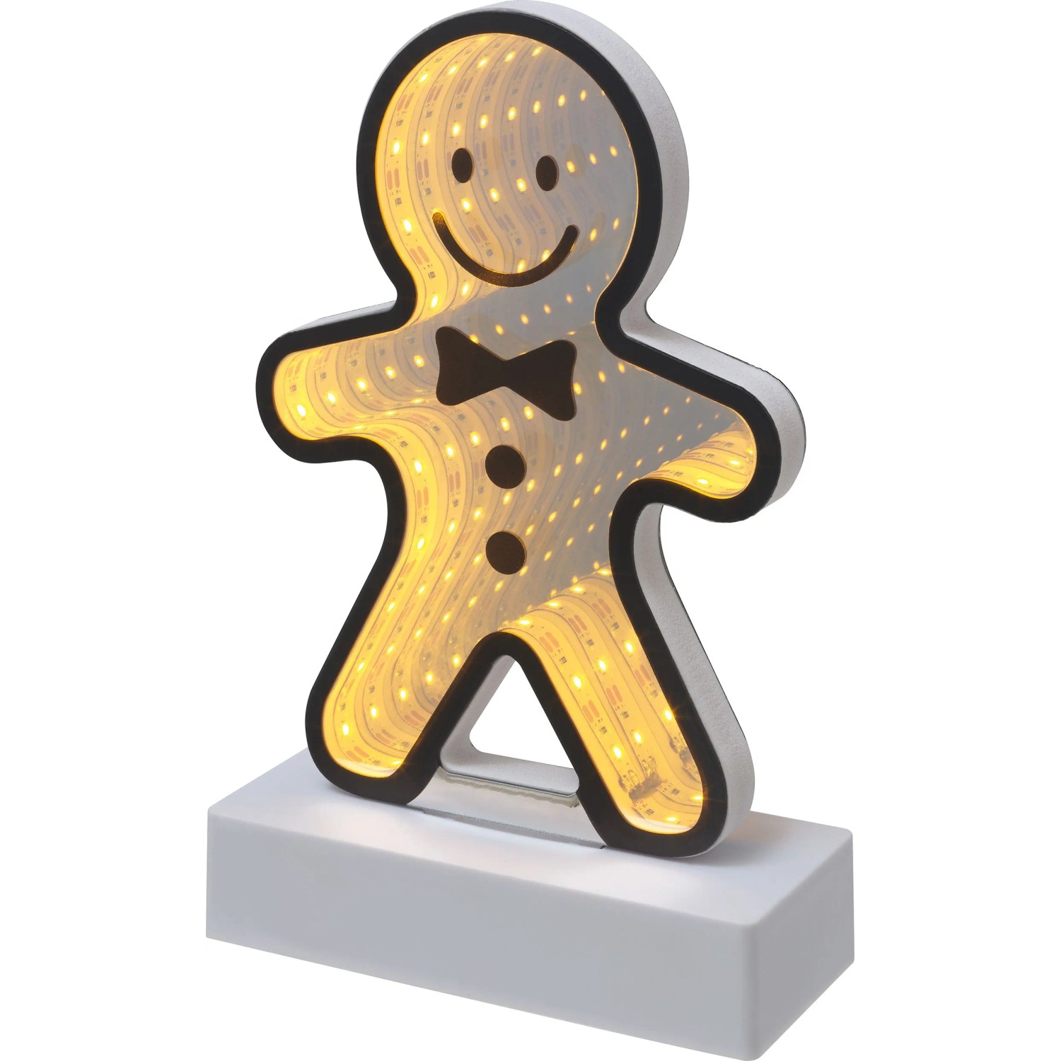 LED-Spiegellicht Lebkuchenmann Warmweiß 13 cm x 5,3 cm x 20 cm günstig online kaufen