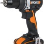 Worx Akku-Bohrschrauber WX102 mit 2 Ah Akkus, schwarz-orange. Akkuschrauber für Bohr- und Schraubarbeiten.